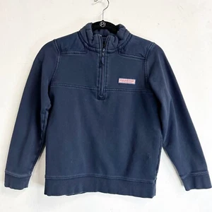 Vineyard Vines Boys' French Terry Shep Sweater Pullover Blue Boys Size M 12-14 - Picture 1 of 10
