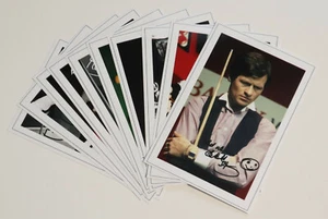 ALEX HIGGINS JobLot Bulk Set Autograph Signed PHOTO Prints Gift SNOOKER - Picture 1 of 3