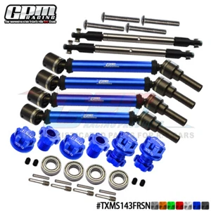 GPM Front/Rear CVD Drive Shaft+Hex Adapter+Wheel Lock+Front Steering Tie Rod Set - Picture 1 of 14