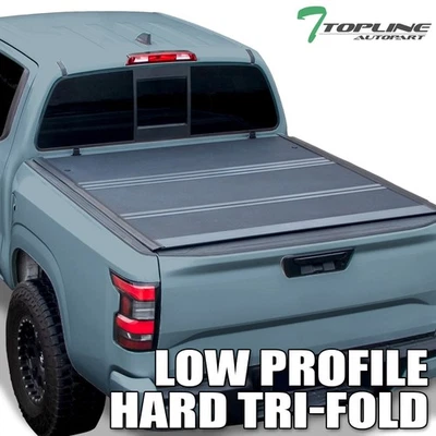 TLAPS For 2024-2025 Tacoma 5' Short Bed Low Profile Hard Tri Fold Tonneau Cover Foto 1 de 4