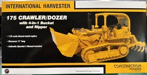175 Crawler Dozer 4 in 1 secchio e ripper scala 1:25 9,5" pressofuso - Foto 1 di 2