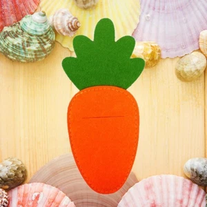 5pcs Cute Cutlery Storage Bags Felt Silverware Organizer Bag Happy Easter Decor - Picture 1 of 7