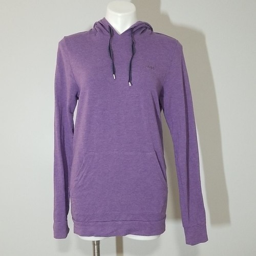 Felpa con cappuccio maglione lungo viola Michael Kors donna taglia small
