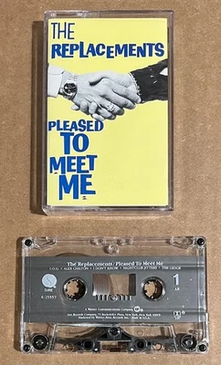 The Replacements - Pleased to Meet Me RARE out of print cassette '87 Foto 1 de 3