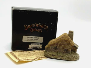 Vintage DAVID WINTER Figurine Ceramic Cottages Drover's Cottage Boxed - Picture 1 of 10
