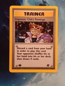 Tarjeta Pokemon - Imposter Oak's Revenge Team Rocket 1ª Edición 76/82 - Imagen 1 de 2