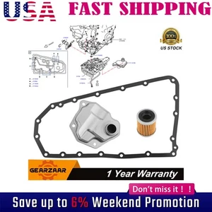 CVT AUTO TRANSMISSION FILTER Set for NISSAN 07-18 ALTIMA JUKE NV200 ROGUE JF011E - Picture 1 of 8