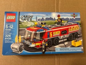 LEGO CITY: Airport Fire Truck (60061)-Brand New In Factory Sealed Box