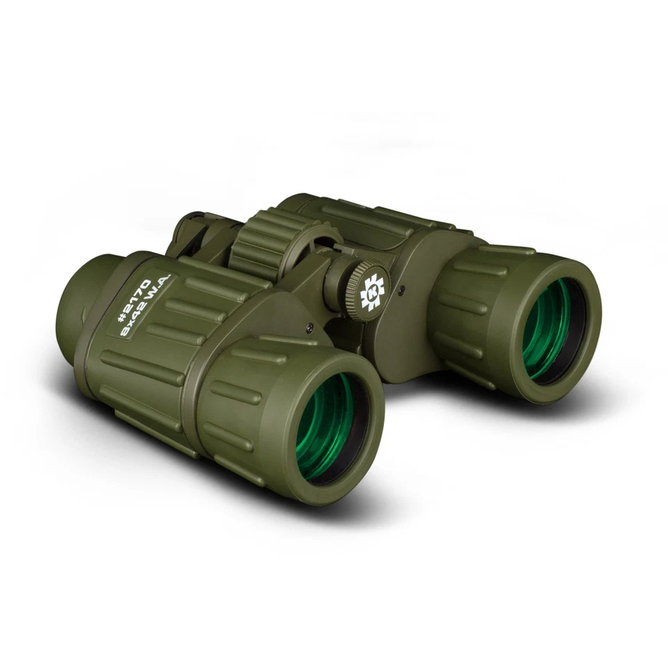 Konus Army Binoculars 8x42 Wide Angle - Extra strong rubber armour - with case - Image 1 of 1