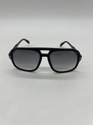 Óculos de sol Tom Ford Falconer-02 FT0884 01B masculino armação preta lente cinza 60/18/140 - Imagem 1 de 4