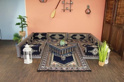 Orientalische Sitzkissen, Sitzecke, Sark Kösesi, 19-tlg. Orientalisches Sofa - Bild 1 von 4