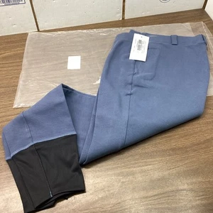 TuffRider Ladies Starter LowRise Pull-On Knee Patch Breeches blue size 32 - Picture 1 of 6