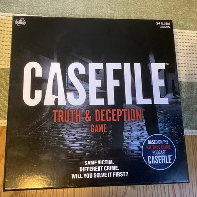Casefile Truth & Deception Murder Mystery Strategy Game 3 - 4 Players - Image 1 of 2