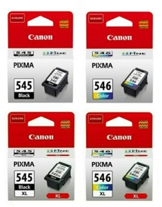 Genuine Canon 545/545XL Black, 546/546XL Colour Ink Cartridges For MG2550 TS3350 - Picture 1 of 7