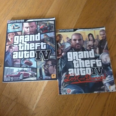 GTA IV and Lost and Damned Strategy Guides Brady READ DESC Grand Theft Auto - Image 1 of 4