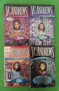 LOT 4 PB WILDFLOWERS SERIES BY V.C. ANDREWS: STAR, JADE, CAT, INTO THE GARDEN - Picture 1 of 4