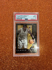 2013 Panini Pinnacle Team Pinnacle #19 Lebron James / Kevin Durant PSA 9 Mint - Picture 1 of 4