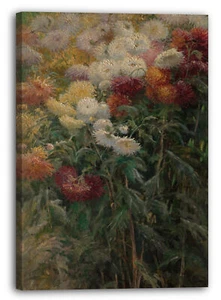 Kunstdruck Gustave Caillebotte - Chrysanthemen im Garten bei Petit-Gennevillier - Bild 1 von 15