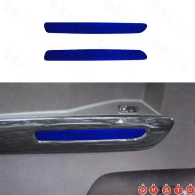 Blue Carbon Fiber Rear Door Inner Panel Trim Cover For KIA Sedona 2015-2016 - Изображение 1 из 4
