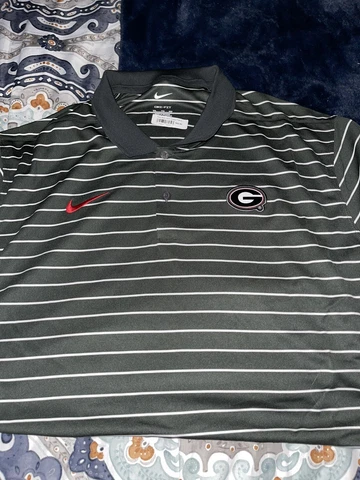 Georgia Bulldogs 2022 Nike Sideline Victory Golf Polo Shirt XXL Gray Cover
