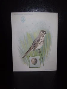 Postkarten The American Singer Serie Nr. 14 Song Sparrow - Bild 1 von 2