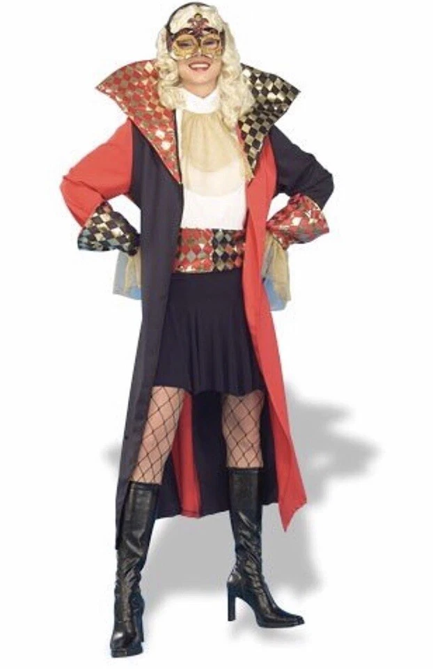 Венецианская фантазия Марди Гра карнавал костюм для взрослых один размер Хэллоуин - Изображение 1 из 3