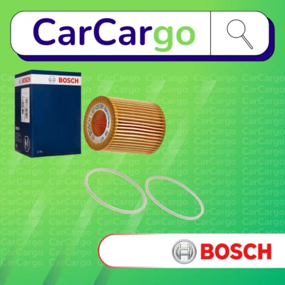 Bosch Oil Filter For Saab 9-3 2004-2015 64x74mm High Quality NEW GENIUNE GERMAN - Image 1 of 4