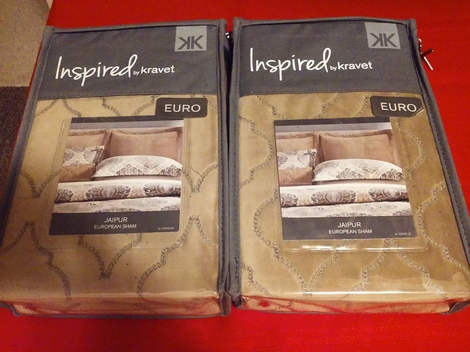 2 Inspired by Kravet Jaipur 26" " EURO SHAMS