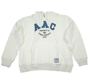 adidas Originals Men's Hack AAC Logo Hoodie Sweatshirt Ivory Size M  New(Sample) - Picture 1 of 11