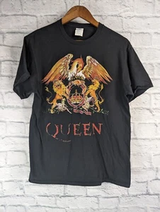 Queen Classic Rock Music Poly T-Shirt Adult Medium Black Lion Eagle - Picture 1 of 4