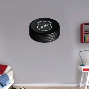 NHL Logo Hockey Puck Art Wall Decor Sticker - 12'' or 25'' - Picture 1 of 1
