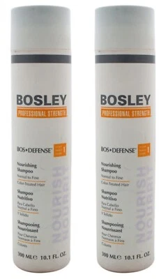 2 X BOSLEY SHAMPOO Nourishing Color-Treated Normal to Fine Hair  10.1 oz - Image 1 of 2