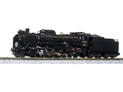 KATO  N Scale 2016-A Steam Locomotive D51 498 with secondary lights Black F/S  - Image 1 of 4