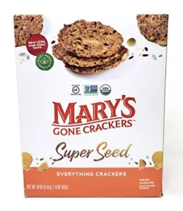 Bio Marys Gone Crackers Super Samen Vegan Glutenfrei Vollkorn NEU 18oz - Bild 1 von 3