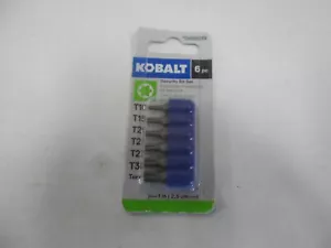 *JUEGO KOBALT 0459039 6 PIEZAS BIT DE SEGURIDAD TORX T10 - T30 ENVÍO GRATUITO - Imagen 1 de 2