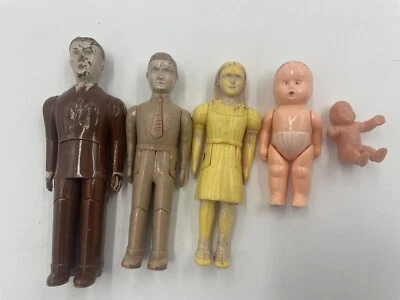 Muñecas Renwal miniatura vintage para casa de muñecas Foto 1 de 4