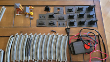 Lot of 60  Bachmann N Scale Nickle Silver  EZ  Tracks with Grey Road Bed.