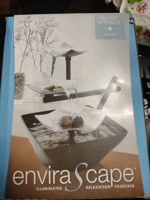 HoMedics Silver Springs Envira Scape Illuminated Zen Relaxation Fountain sealed - Image 1 of 4