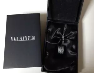 Final Fantasy XVI House Rosfield Silver Ear Cuff Pendant Necklace wz/Box Mint - Picture 1 of 4