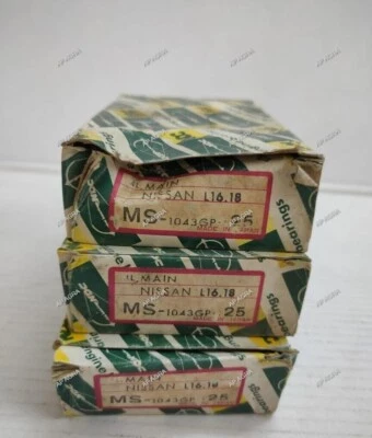 3X Cojinete principal NDC MS-1043GP .25 6767M0.25,7137M0.25, AEM5269 para NISSAN L16.18 Foto 1 de 3