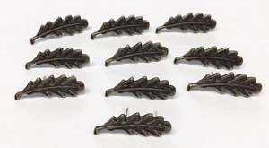 10 X Mention In Despatches Bronze Oak Leaf for Medal Ribbon Double Prong Fixing - Picture 1 of 2