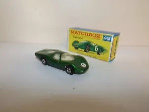 MATCHBOX S/F NO. 45-A FORD GROUP 6 MET. GREEN BODY, ROUND '7' U/P BASE MIB - Picture 1 of 6