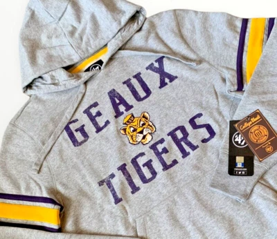 Sudadera con Capucha LSU Tigers 47' Vintage Retro Para Hombre Mediana Geaux Tigers Foto 1 de 3