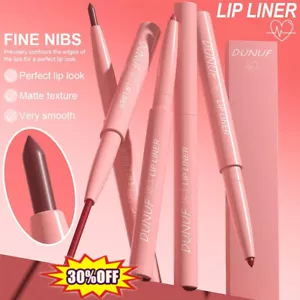 Waterproof Matte Lipstick & Lip Liner Crayon Long-Lasting Liner Lip Pencil - Picture 1 of 30