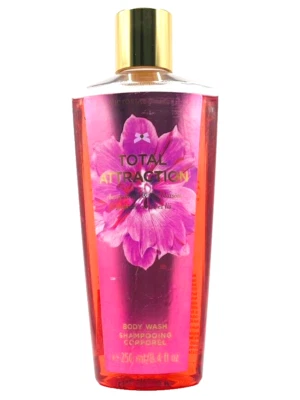 VICTORIA'S SECRET TOTAL ATTRACTION CHERRY ORCHID LILY BODY WASH 8.4 OZ NEW - Image 1 of 2