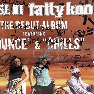 Fatty Koo Signed Poster for Debut Album Bounce & Chills 17x11 Valure, Travis - Picture 1 of 8