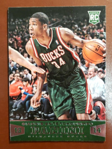 Giannis Antetokounmpo 2013-14 Panini Basketball RC Rookie #194 NM-MT +