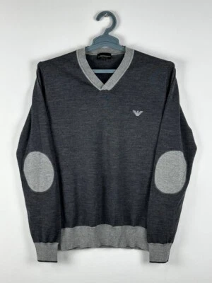 Mens Jumper Sweater Pullover Wool Emporio Armani Jeans Size M - Image 1 of 4