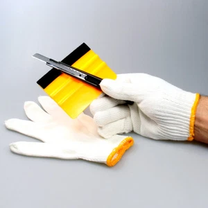 FolierSet Folien verklebe Set Filz Rakel, cutter, Handschuhe Vollverklebung Set - Bild 1 von 1