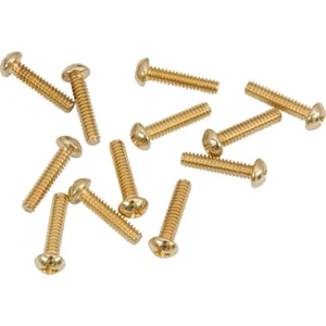 Fender Gold Pickup/Switch Screws (12) - Picture 1 of 3